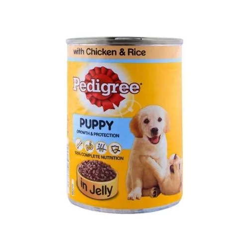 Pedigree Puppy With Chicken  Rice In Jelly Dog Food 400g