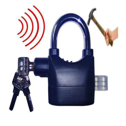 Anti-Thief Security Alarm Lock For Bike  Door-Black security lock lock bike lock cycle lock-Alarms  Anti-Theft-new canvas Ratings 16 Black